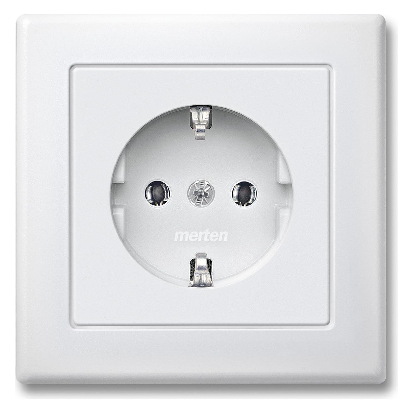 Merten SCHUKO-Steckdose mit voller MEG2401-1619 (MEG2401-1619)