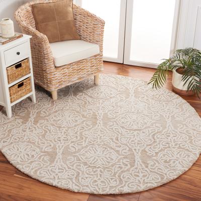 SAFAVIEH Handmade Blossom Mahalia Modern Floral Wool Rug