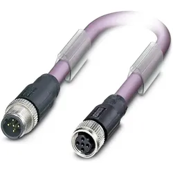 Phoenix Contact Sensor-/Aktor-Datensteckverbin, Elektronikkabel + Stecker, Violett