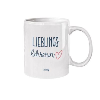 Teachly Tasse, Lieblingslehrerin, blau