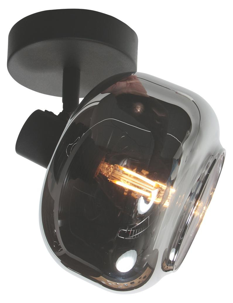 Steinhauer Tenebris Zwarte Plafondlamp Enkel
