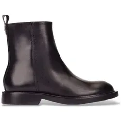 Wonders für Damen. A-5305 Lederstiefeletten Oregon Lux schwarz (40), Wohnung, Reißverschluss, Lässig, Klassisch