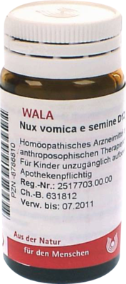 WALA Heilmittel GmbH NUX VOMICA E semine D 12 Globuli 20 g 08786810