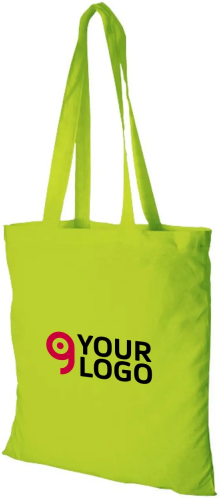 Shopper Peru in cotone 180g, resistente, 38x42cm, manici lunghi Personalizzate o neutre