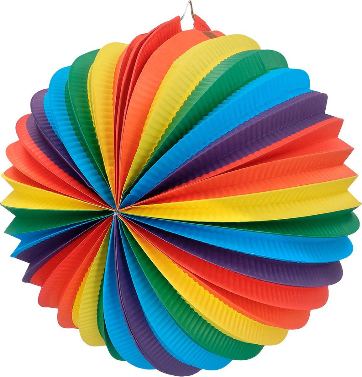Boland Papieren ballonlampion - Multi kleuren
