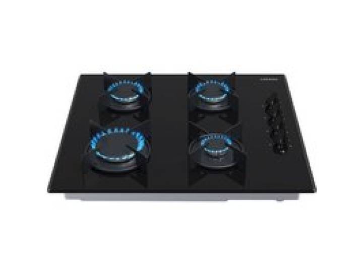 AREBOS Plaque de cuisson à gaz 4 foyers Verre trempé sécurité thermocouple compatible gaz naturel & propane