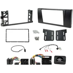 BMW 5er E39 1996-2004 2 DIN Radioblende Lenkradfernbedienung