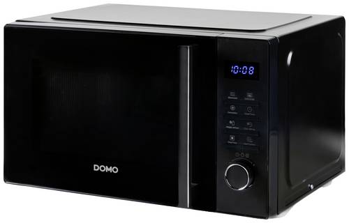 DOMO DO22301C Mikrowelle Schwarz 900W Grillfunktion, Timerfunktion
