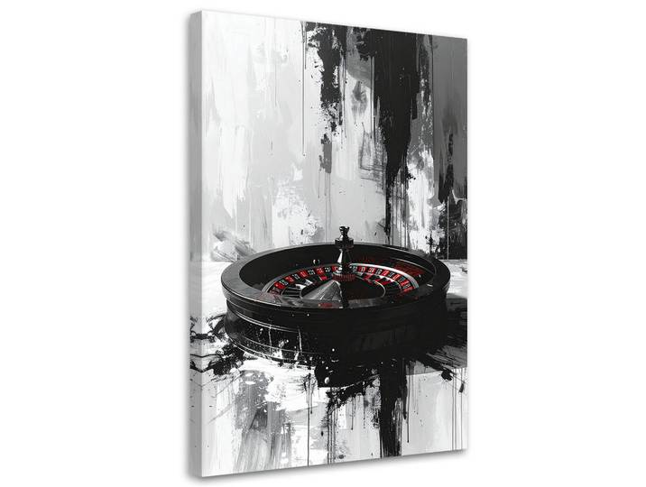 Feeby Leinwandbild Popkultur 80x120cm, Schwarz, Pop-Art, Rechteckig, 80x120 cm, Bilder & Rahmen, Bilder, Leinwandbilder