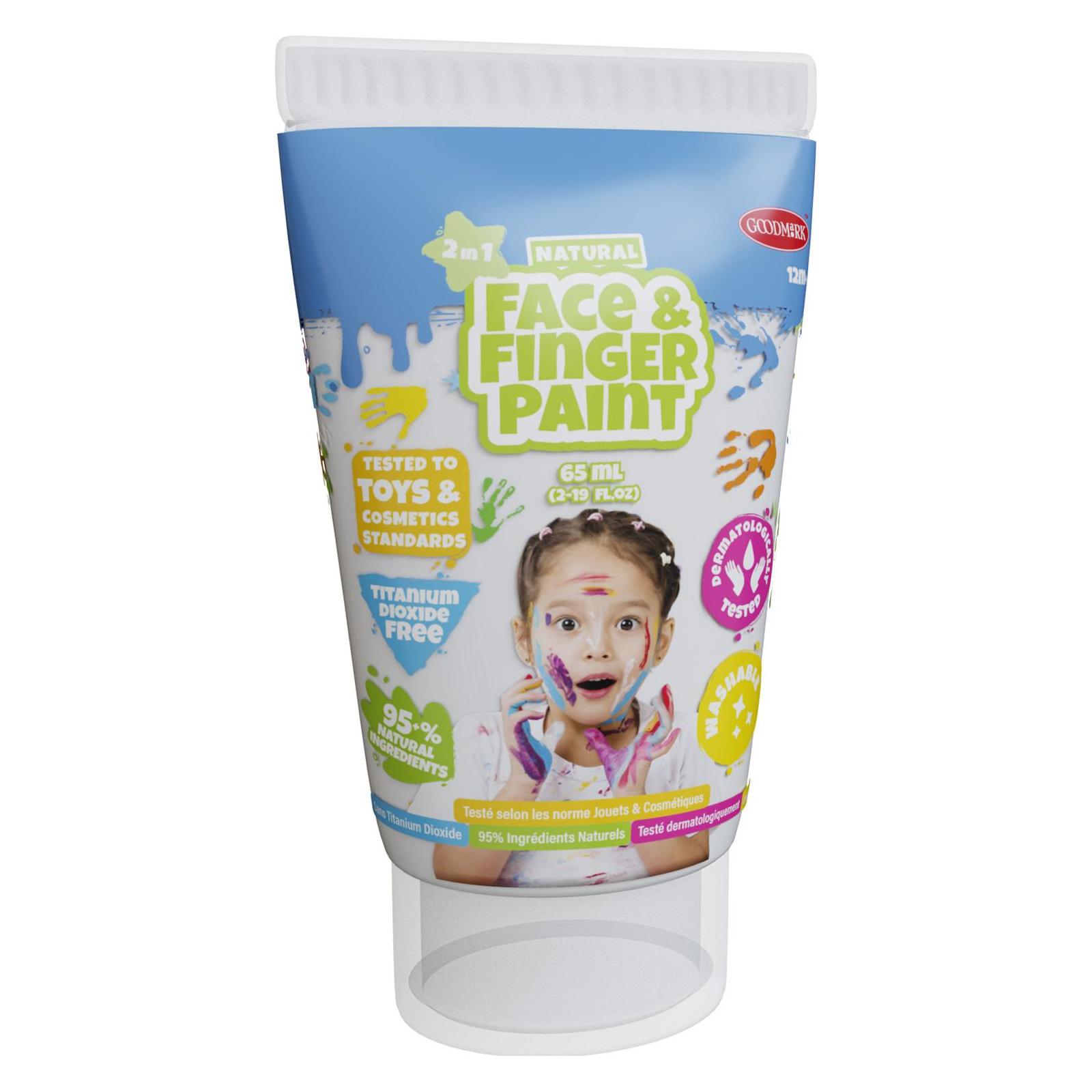 Boti Natürliche Gesichts- und Fingerfarbentube - Weiss, 65 ml (65 ml) (39705)