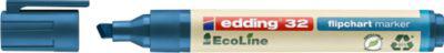 Edding 32 EcoLine Flipchartmarker, nachfüllbar, 10 Stk., blau