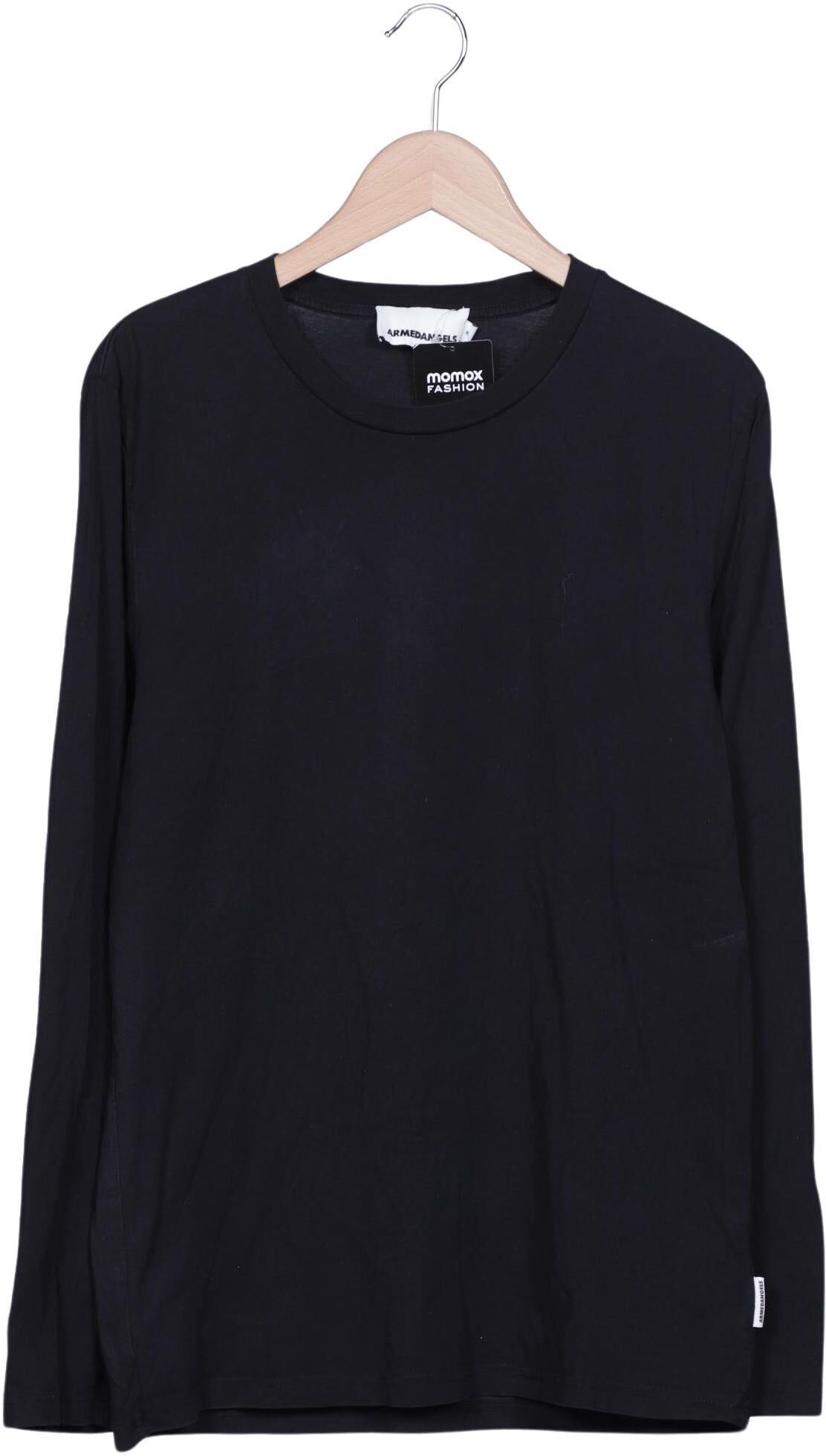 Armedangels Herren Langarmshirt, Schwarz, Gr. M, Baumwolle - Second Hand