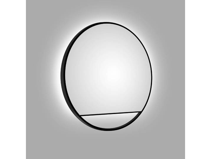 Spiegel Talos III 80cm Schwarz/Schwarz Korpus: Aluminium 80cm mit Beleuchtung