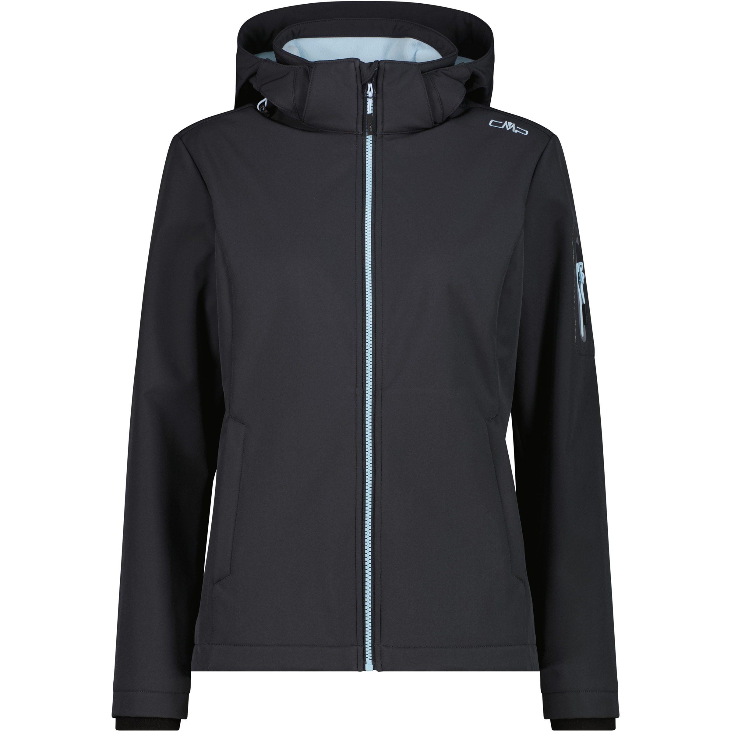 CMP Softshell Damen Softshelljacke schwarz Größe S Trekking Wasserabweisend