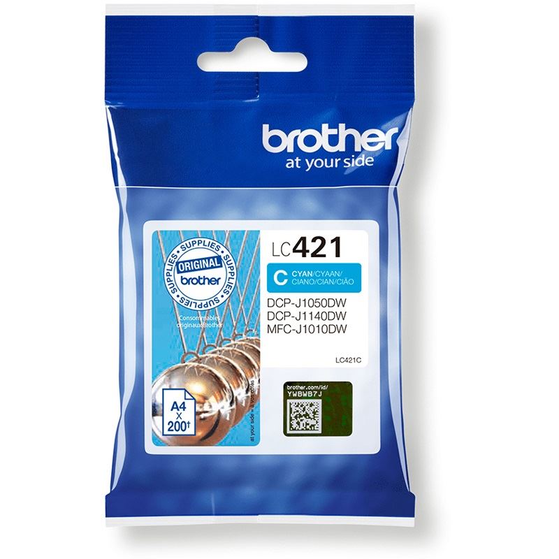 Brother Tintenpatrone LC-421C - Cyan