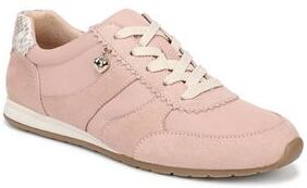 Wide Width Women's Fearless Lace Up Sneaker by Bzees for LifeStride in True Blush (Size 6 W)