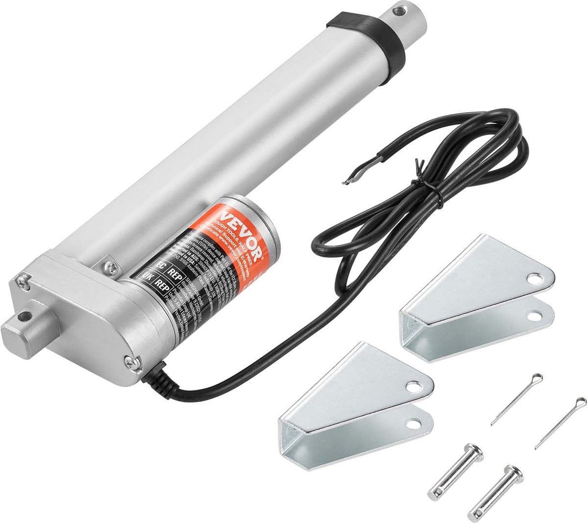 VEVOR Lineaire Actuator DC 12V, IP54 Elektrische Lineaire Motor met 150 mm Slaglengte en 14 mm/s Rijsnelheid