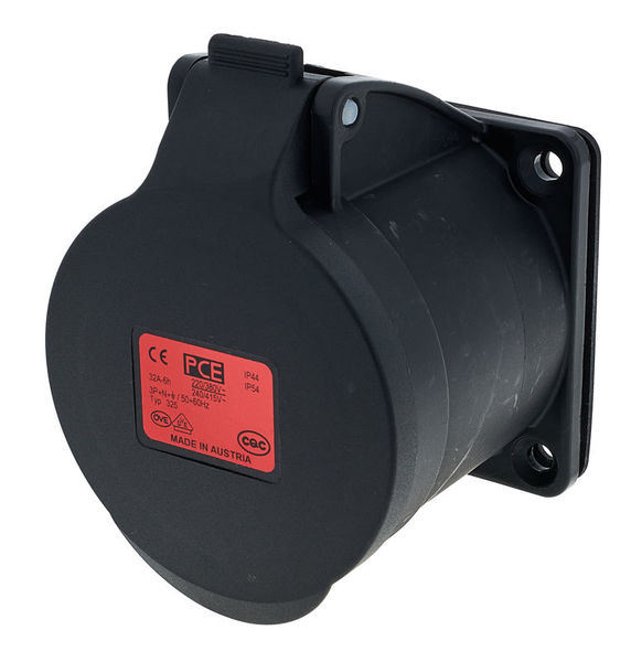 PCE 325-6x Mount 32A 5pol 400V F nero