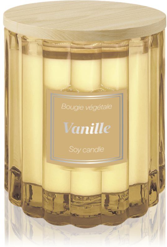 Esprit Provence Vanille scented candle with cap 100 g