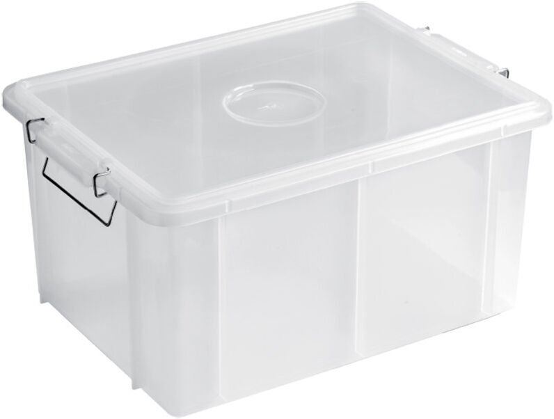 Cassetta Giganplast 1900M1 BI BOX con coperchio Bianco