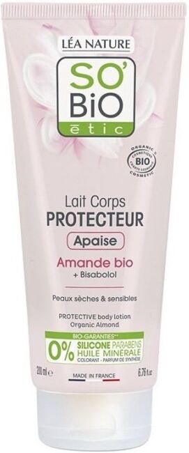 so'bio étic Latte Corpo Protettivo con Olio di Mandorla