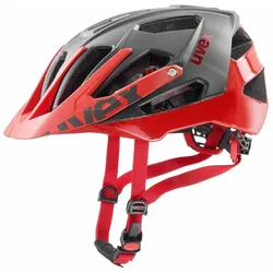 uvex quatro Fahrradhelm grey red- Gr. 52-57cm