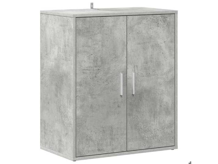 BONNE&141 Armoire à chaussures Gris béton 60x35x70 cm Bois d'ingénierie(VIDAXL)