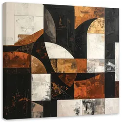 LEINWANDBILD 3D und geometrisch 30x30cm