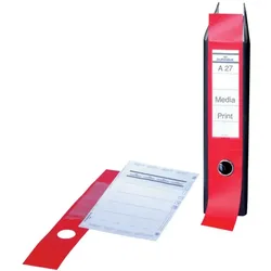 DURABLE 809005 Durable Rückenschilder ORDOFIX® - lang/breit, grün, B10 Stück