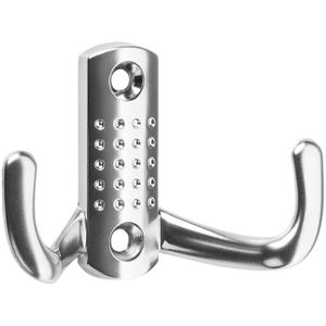 SO-TECH Garderobenhaken Jasmin, 108551, chrom matt, Doppelhaken aus Metall