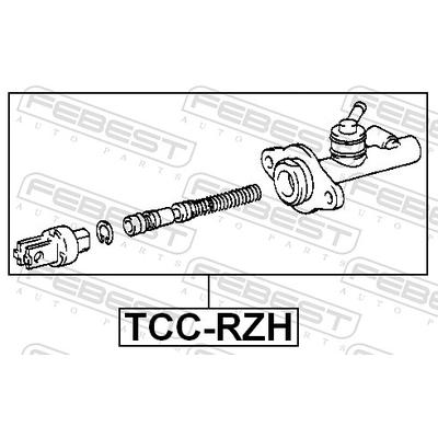 FEBEST Geberzylinder, Kupplung TCC-RZH für TOYOTA
