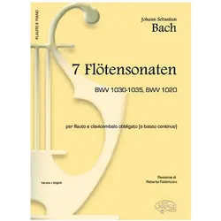 7 Flötensonaten BWV1030-1035, BWV1020 per flaute e clavicembalo obbligato o bc, Fachbücher von Johann Sebastian Bach