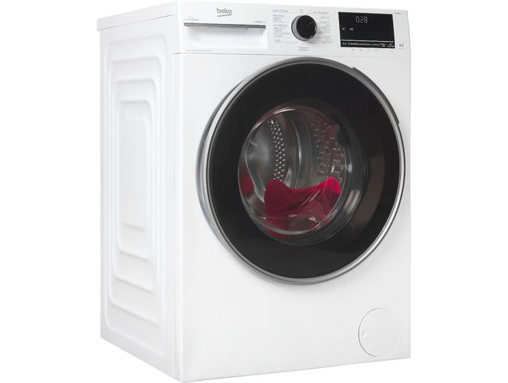 BEKO Waschtrockner B3DFT512447W , Wasch_Trocken_Zyklus: D, weiß, B:60cm H:84,5cm T:65cm, Waschtrockner, Waschtrockner mit Dampf gegen Falten und Flecken, Waschtrockner