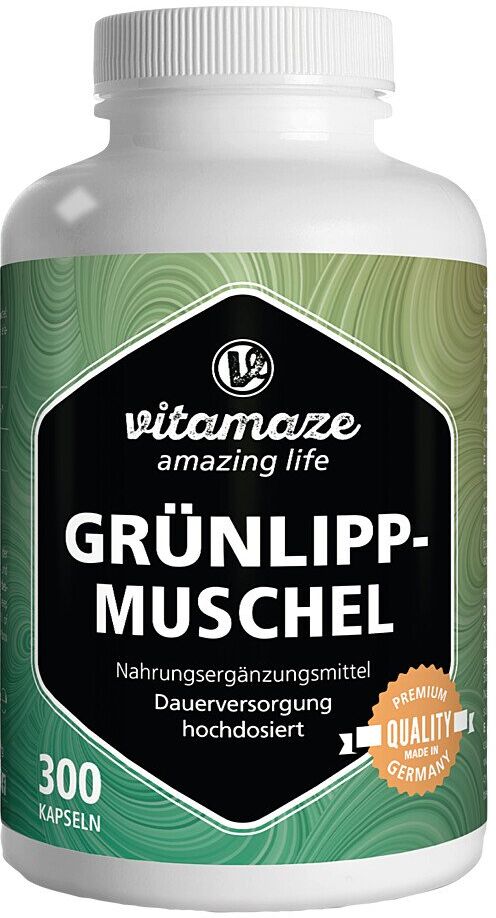 Vitamaze Grünlippmuschel 500 mg hochdosiert