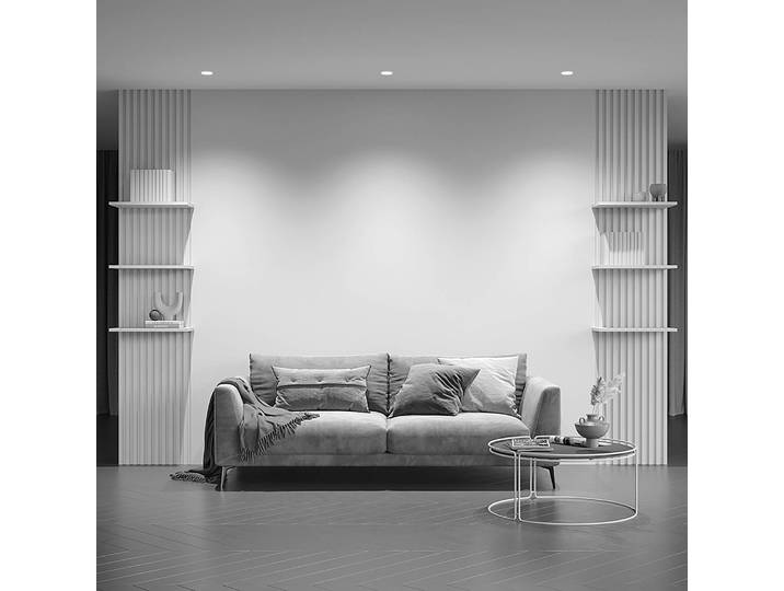 Spot encastrable Share - Type A Ø 14cm Blanc Aluminium GU10