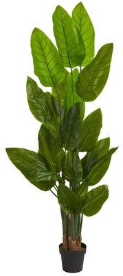 Nearly Natural 6' Canna Artificial Tree - h: 6 ft. w: 12 in. d: 8 in