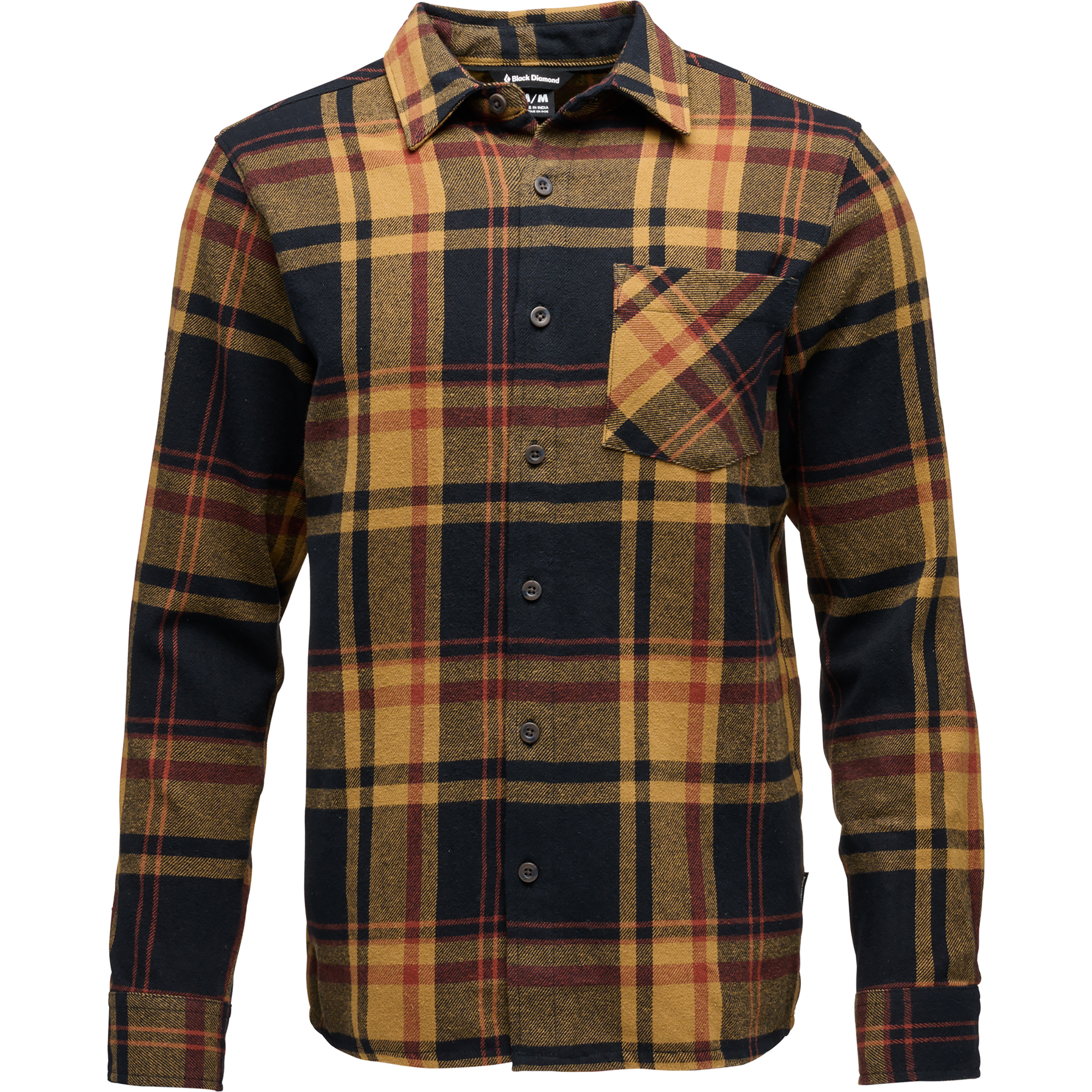Black Diamond Project Flannel Herren Hemden schwarz Größe S Lifestyle Widerstandsfähig