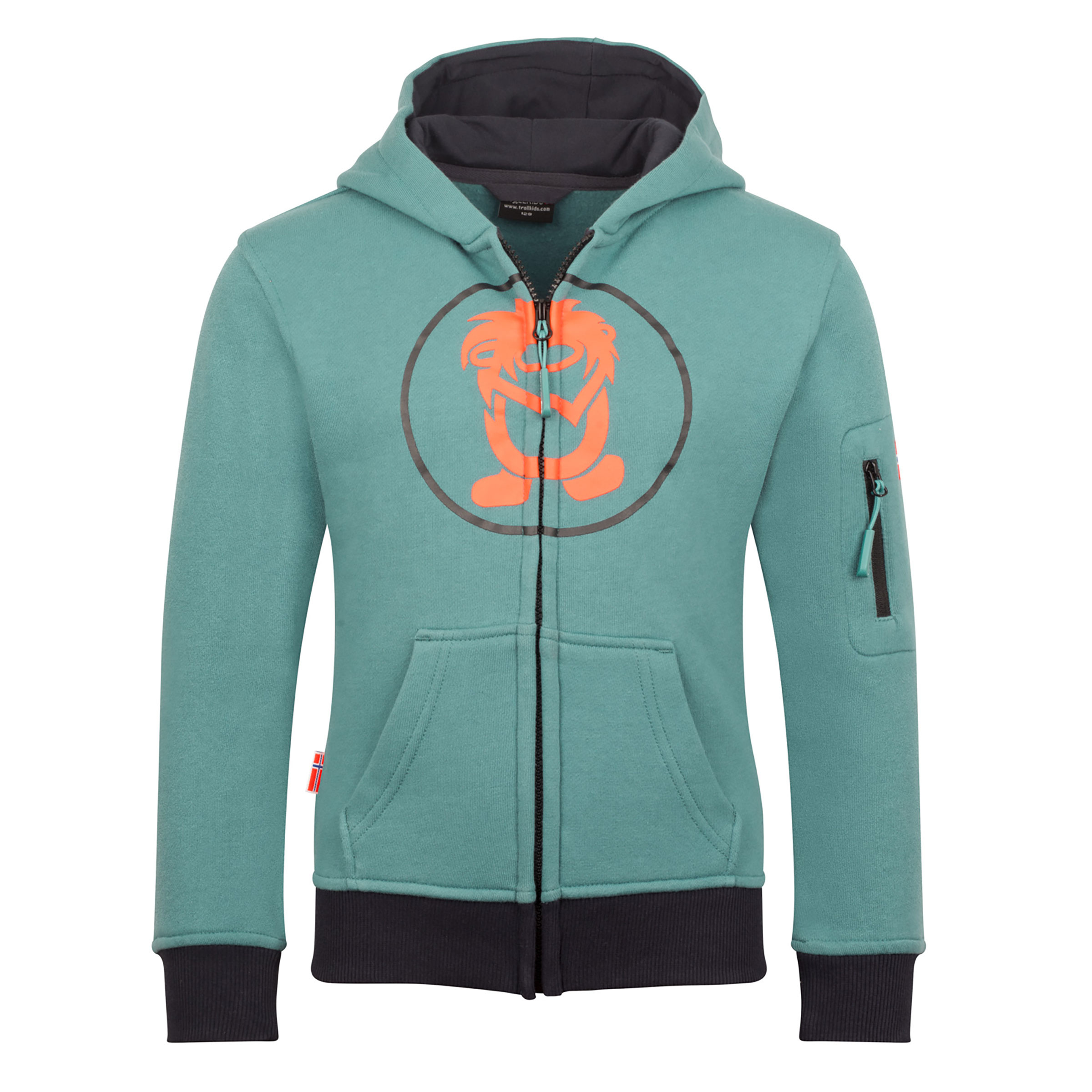 Trollkids Sortland Kinder Freizeitjacke, Parkas blau Größe 140 Lifestyle Hautfreundlich