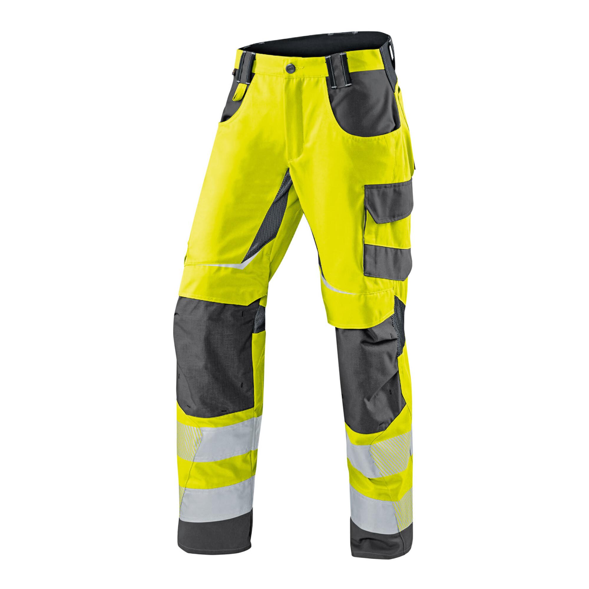 Sommerhose REFLECTIQ PSA 2 warngelb/anthrazit Form 2407 Größe 24K ; Kübler Workwear (2407 8343-3497-24K)