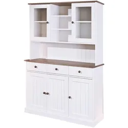 Inter Link, Vitrine + Buffetschrank, Westerland (131 x 41 x 191 cm)