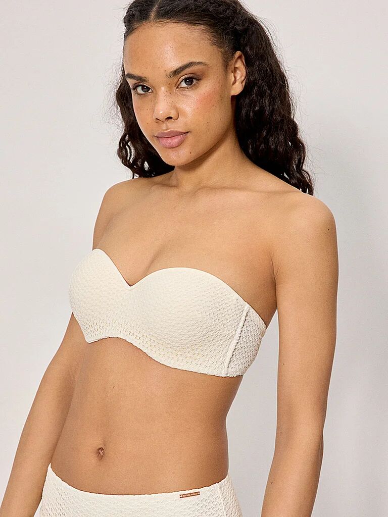 YSABEL MORA Damen Bikinioberteil Bandeau creme   75C W