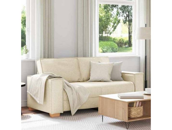 SALE 2026  Fauteuil/Chaise-Sofa Beige - Canapé 2 places en lin 140cm PRO793091876