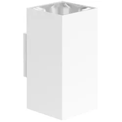 SUNSET SQ 16 - 16W IP65 Quadratische LED-Wandleuchte mit Schaltertechnologie, Farbtemperatur 2700K/3200K/4000K, Mattweiß - Beneito & Faure