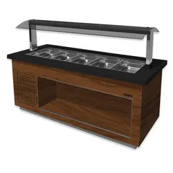SARO Heißes Buffet Modell Premium Line SB-H230 braun/s
