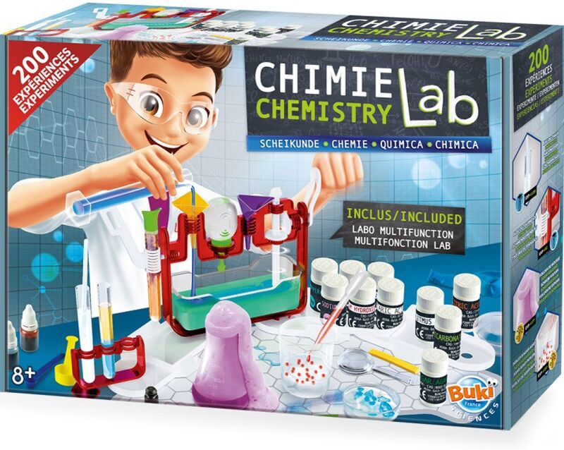Buki France Science Lab Chimie 200 expériences - Buki