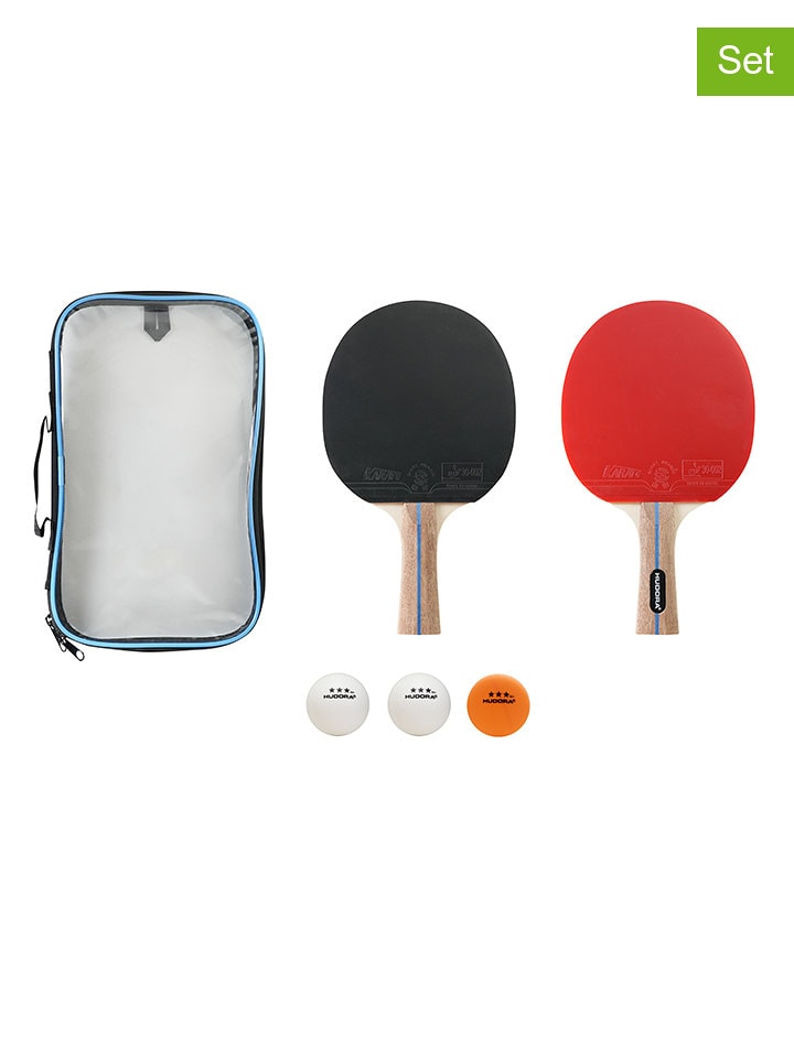 Hudora 6tlg. Tischtennis-Set "Game" in Bunt - onesize