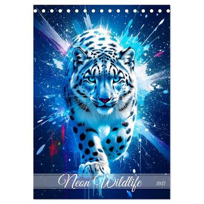 Neon Wildlife (Tischkalender 2027 DIN A5 hoch), CALVENDO Monatskalender