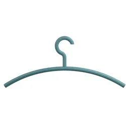 Hewi Kleiderbügel 570.355 aquablau, drehbarer Haken