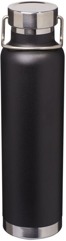 Bouteille Thor avec isolation par le vide et couche de cuivre 650ml noir