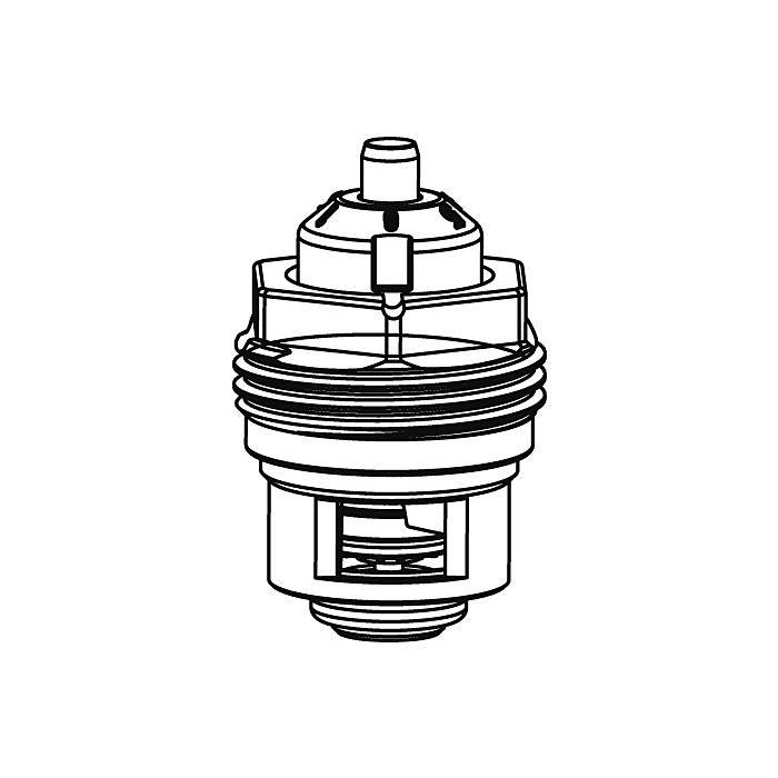 Heimeier Thermostat Umrüstoberteil 350224300 DN 10/15, 3/8" oder 1/2", V-exakt